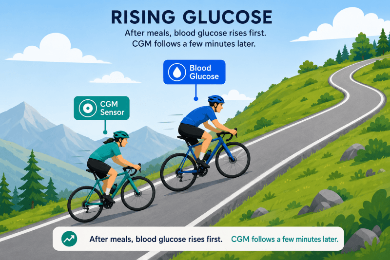 Rising Glucose Comparison